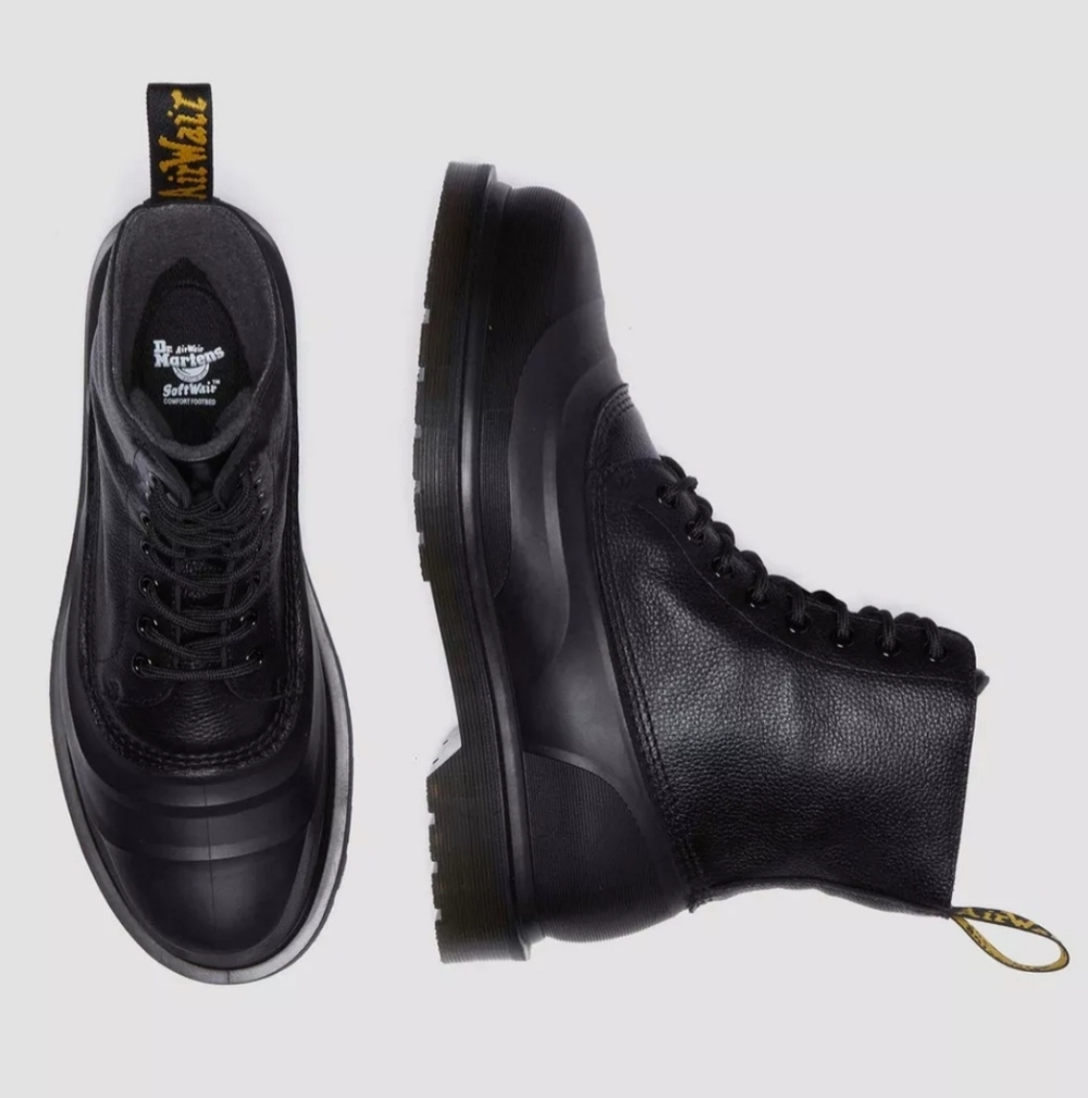 NWOB Dr.Martens 1460 Fleece Lined Sub Boots Water-resistant Black US M6 L7 UK 5 - Picture 4 of 17
